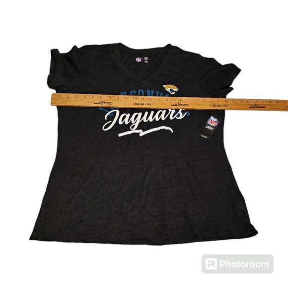 Jacksonville Women Black Nfl Football Team Apparel Jaguars T-Shirt Size 2xl - Picture 11 of 11